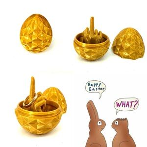 Surprise Easter Twist Egg - Multiple Colors